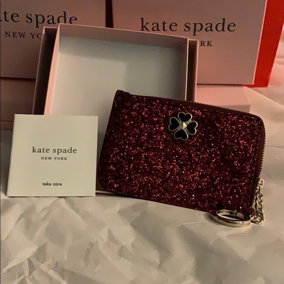 kate spade Accessories - Kate Spade glitter card holder